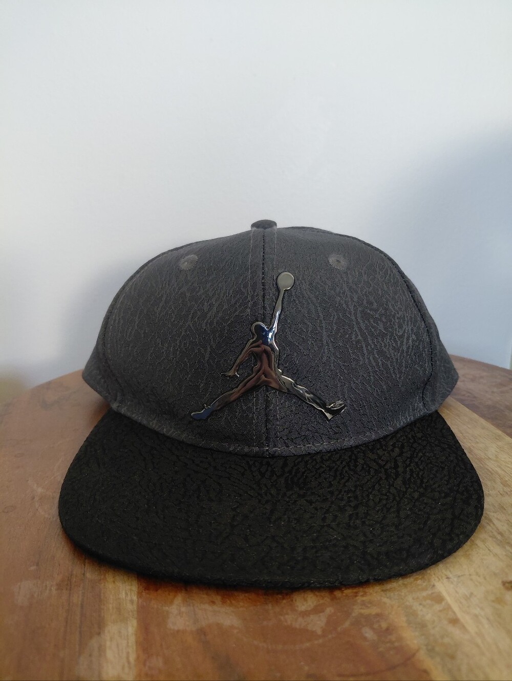 Youth Boys Jordan Jumpman Elephant Print Design Black Logo Hat OS